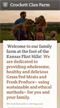 Mobile Screenshot of crockettclanfarm.com