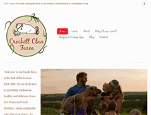 Tablet Screenshot of crockettclanfarm.com